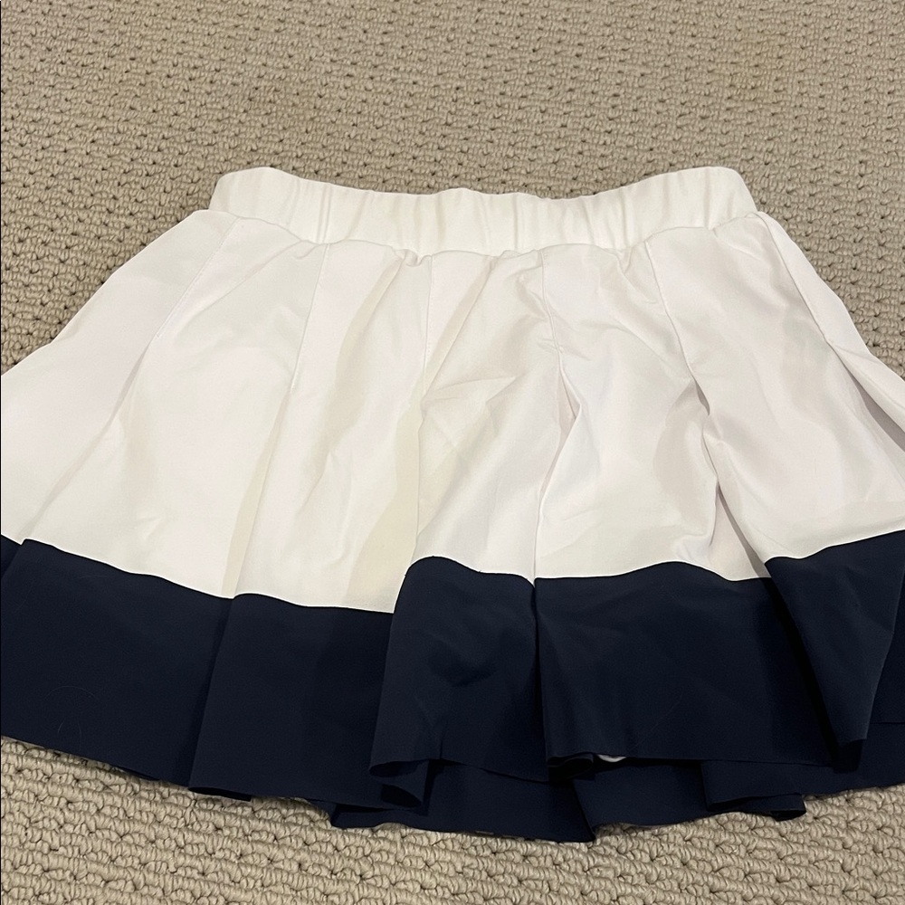 Varley White Elastic Waistband